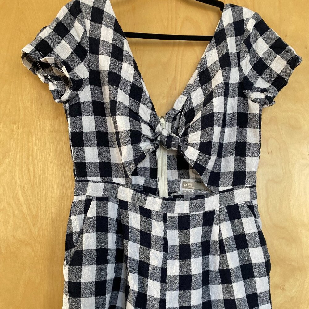 Gingham Romper
